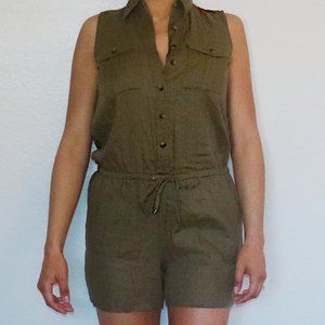 Polo By Ralph Lauren - Olive Green Romper